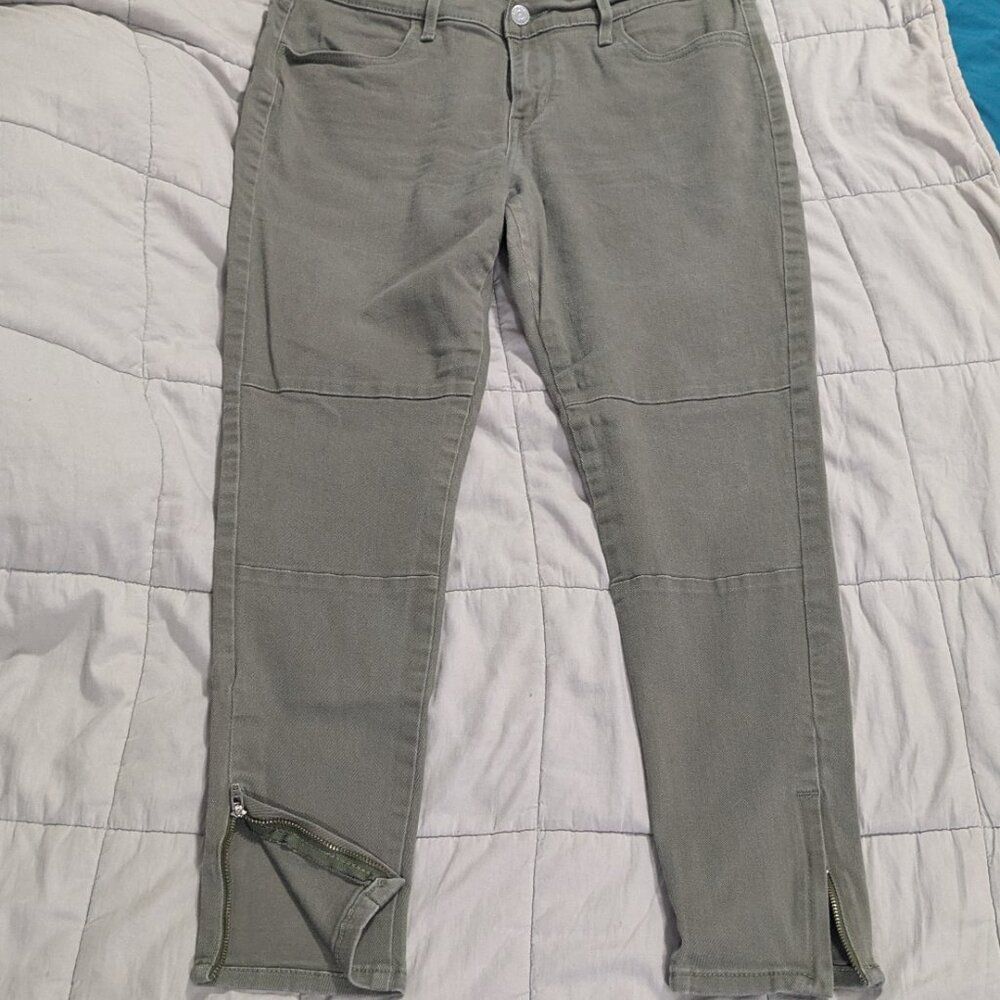 Levis 710 Super Skinny Olive Green sz 31 - Picture 4 of 7